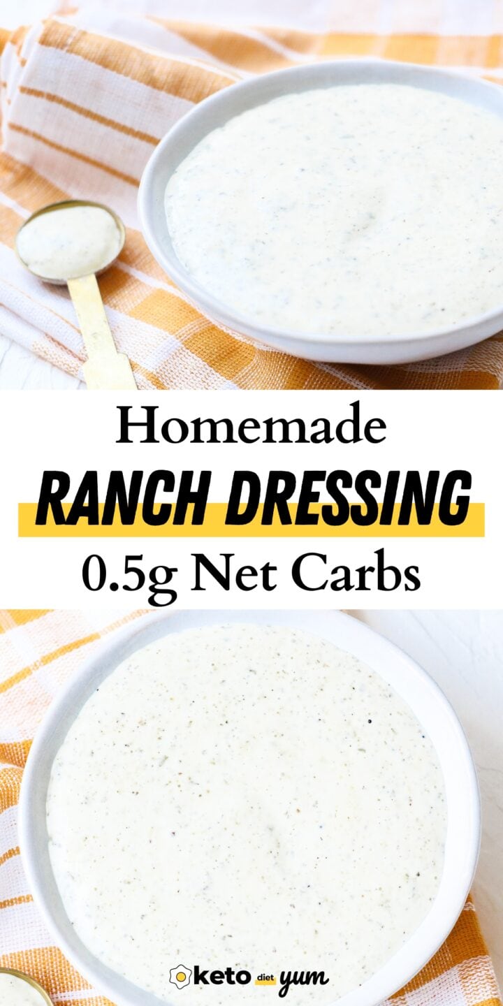 Low Carb Keto Ranch Dressing