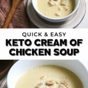 The Best Keto Cream of Chicken Soup