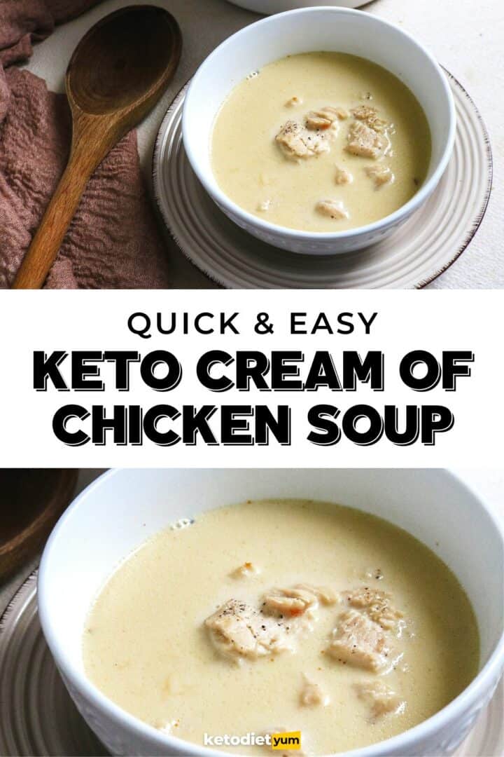 The Best Keto Cream of Chicken Soup