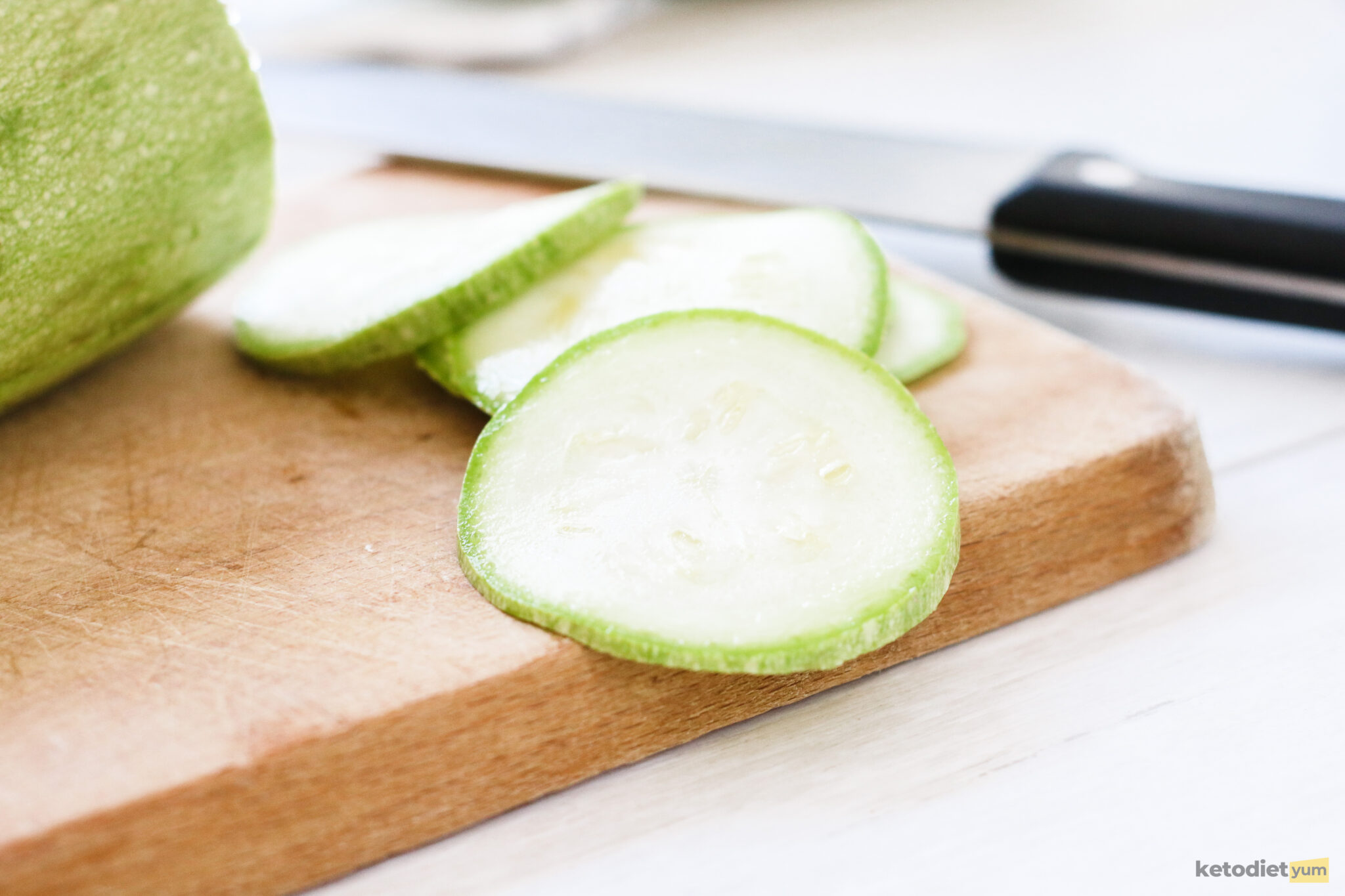 Air Fryer Keto Zucchini Chips (2 Ingredients)