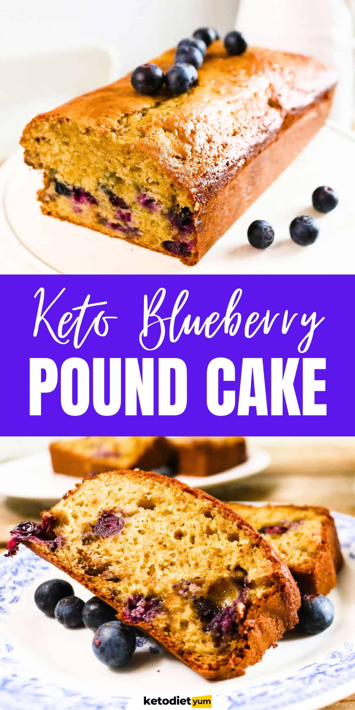 Best Keto Blueberry Pound Cake Recipe