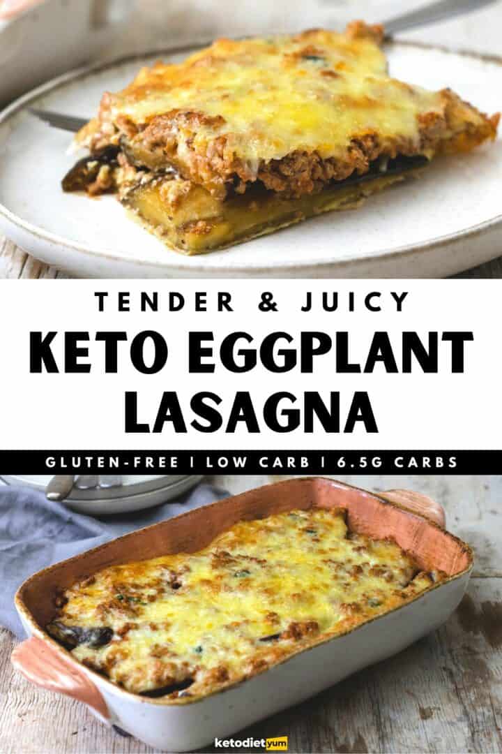 Easy Keto Eggplant Lasagna (Low Carb Lasagna)