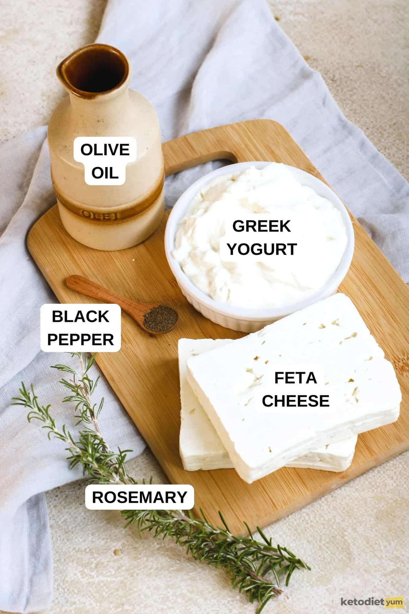 Feta Cheese Dip Ingredients