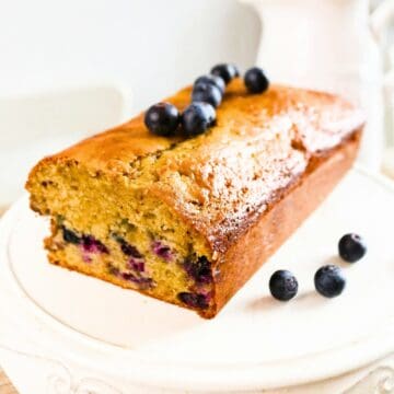 Keto Blueberry Pound Cake Recipe