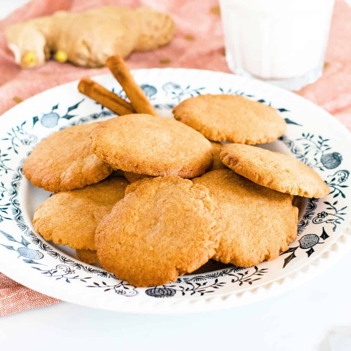 Keto Ginger Snap Cookies