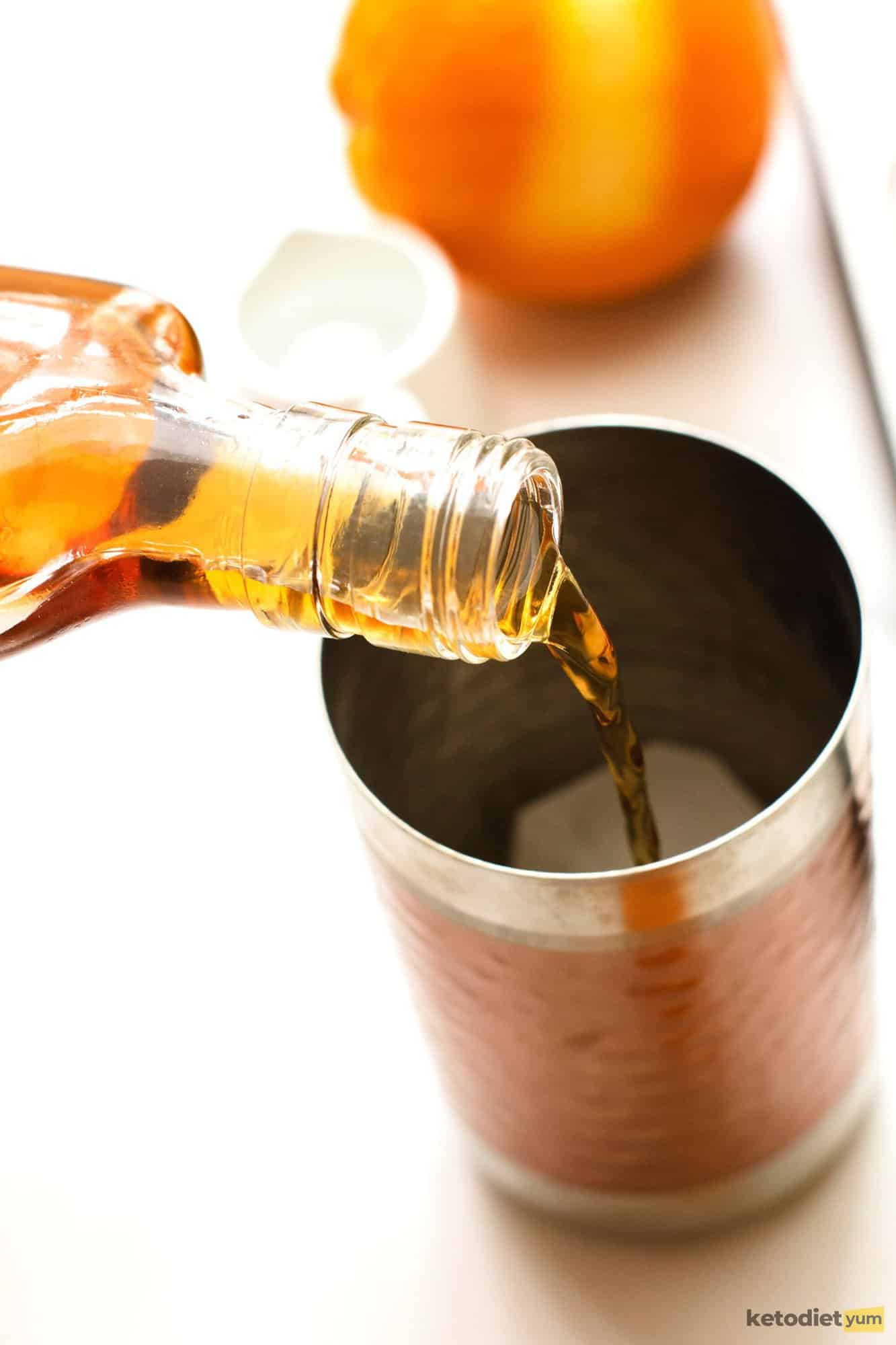Keto Old Fashioned Cocktail Keto Old Fashioned Cocktail