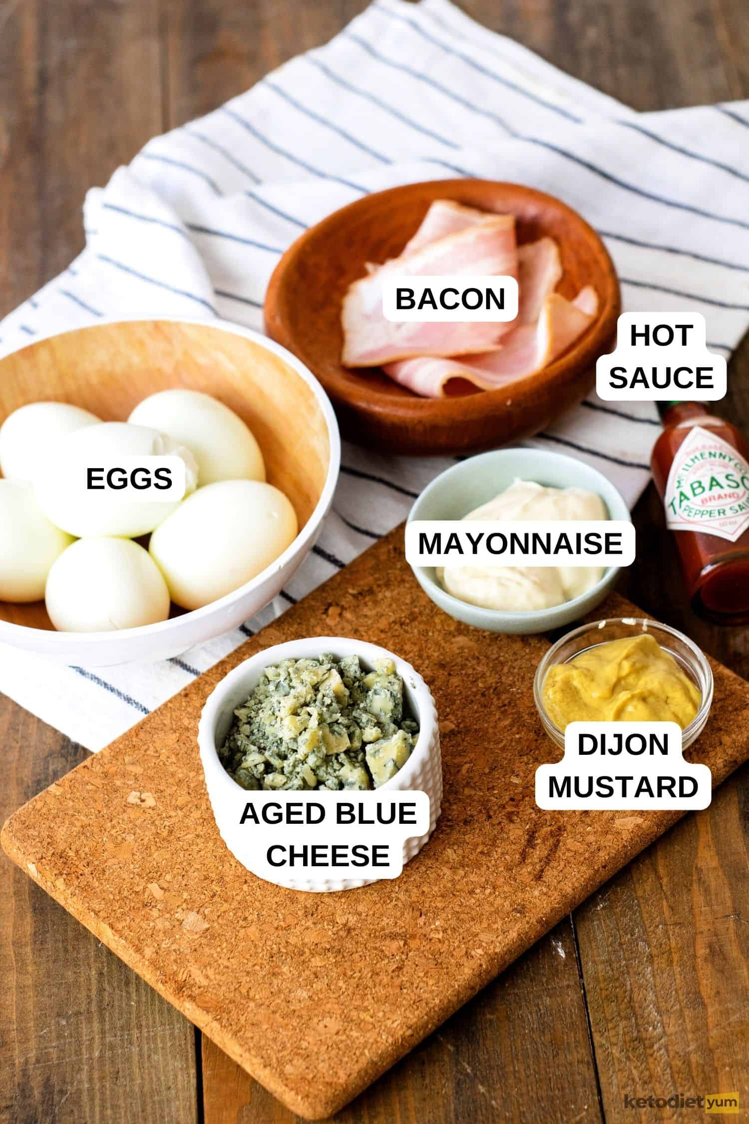 Bacon Deviled Eggs Ingredients