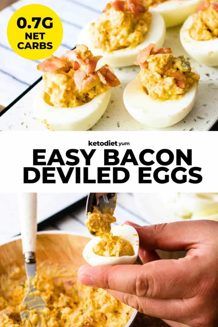 deviled eggs with bacon