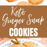Best Keto Ginger Snap Cookies Recipe