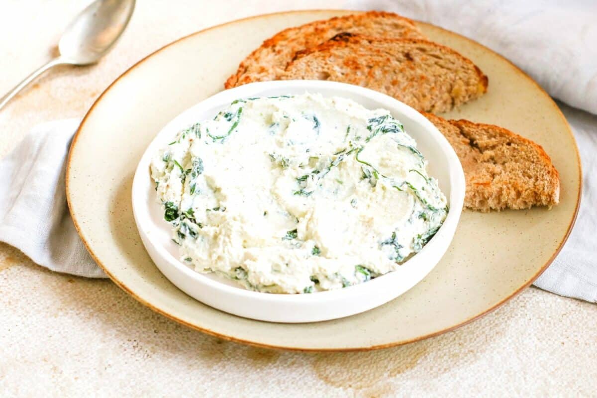 Keto Cream Cheese Spinach Dip