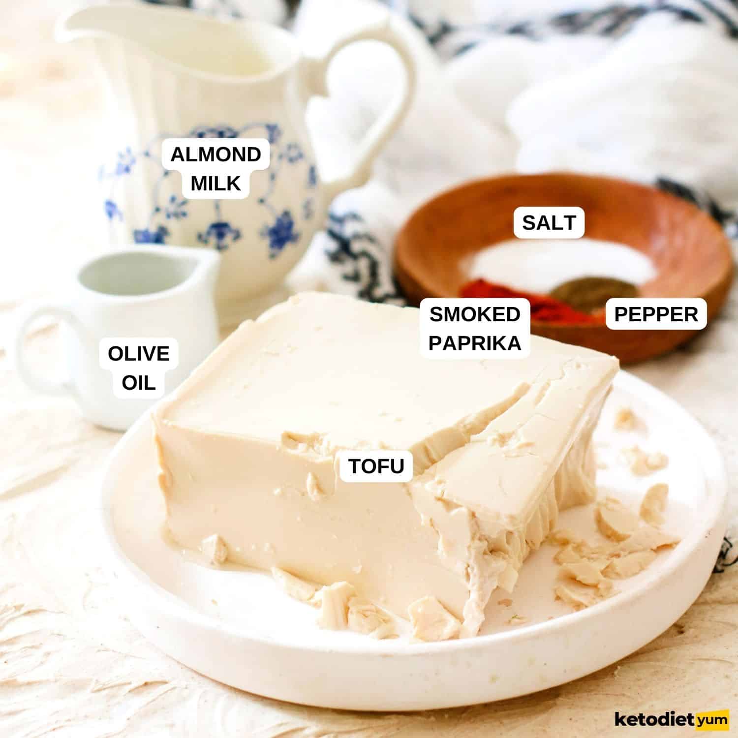 Healthy Tofu Scramble Ingredients