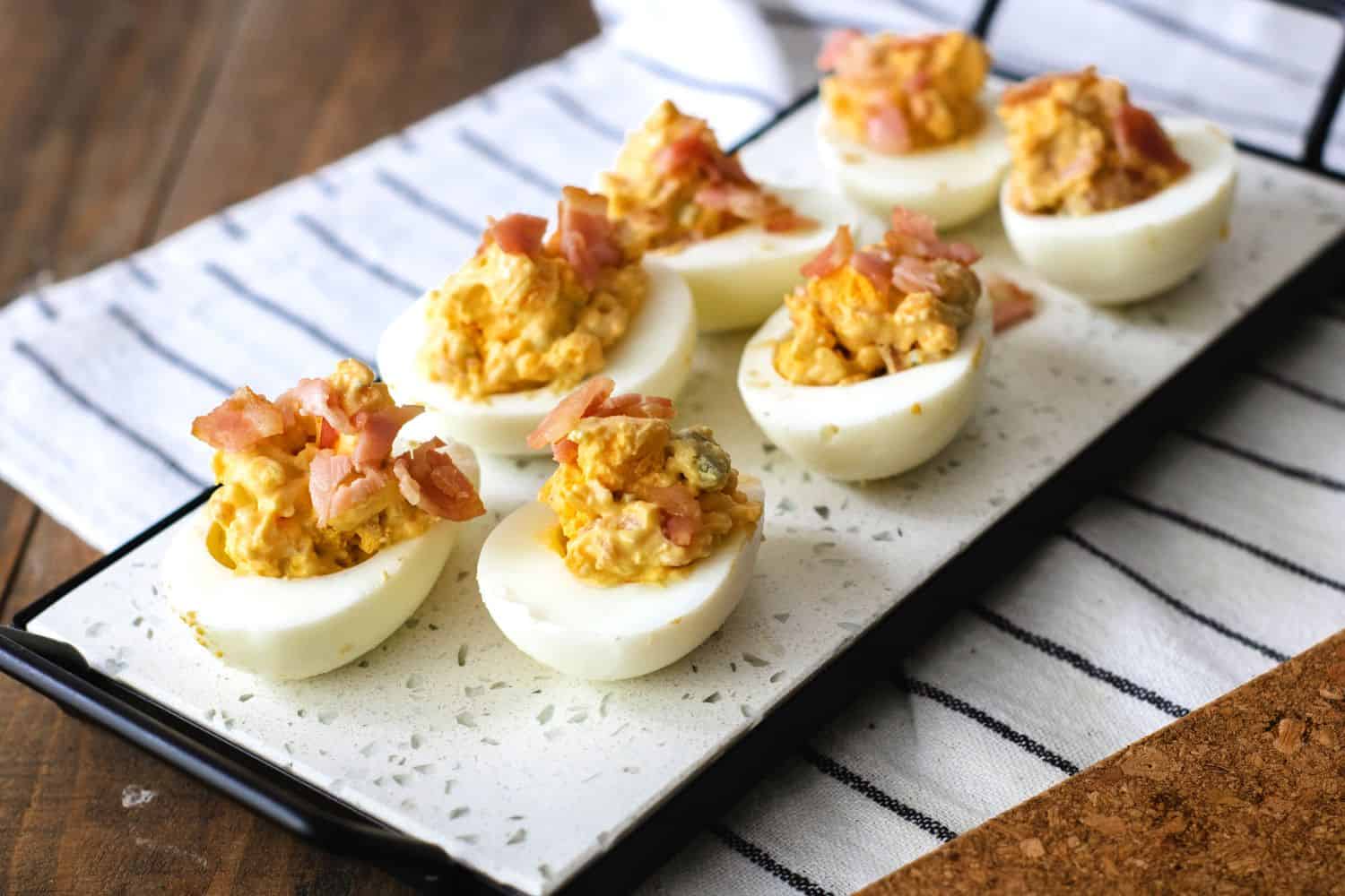 bacon deviled eggs