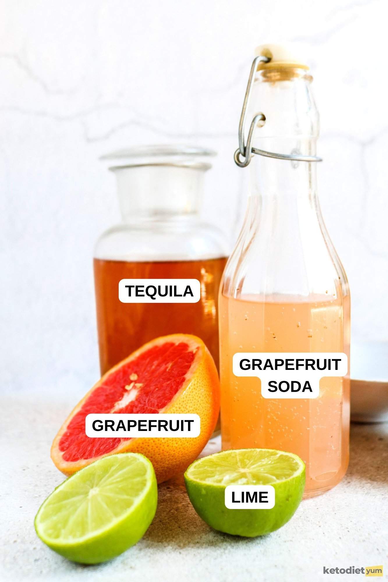 Keto Paloma Cocktail Ingredients