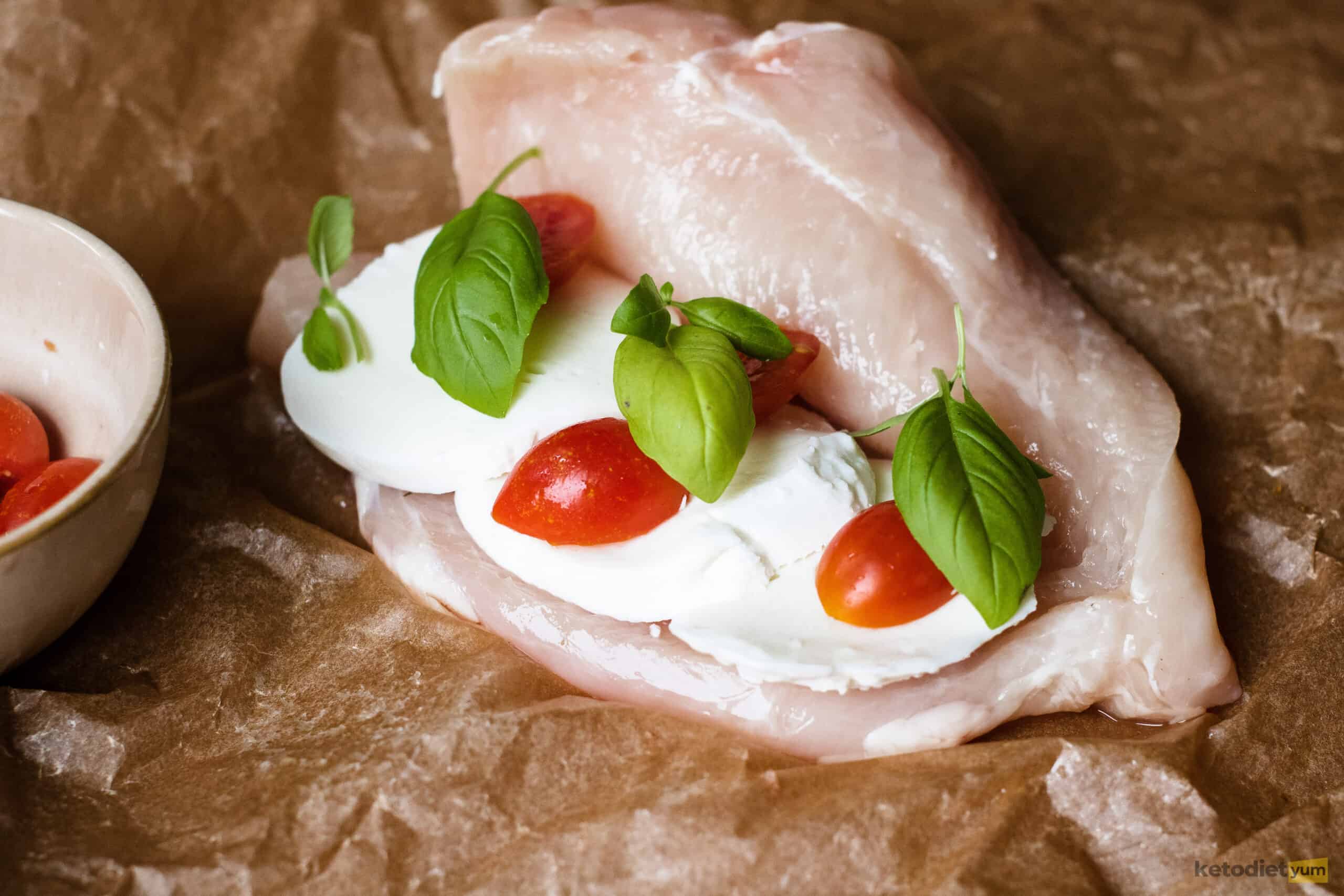 caprese stuffed chicken breasts recipe