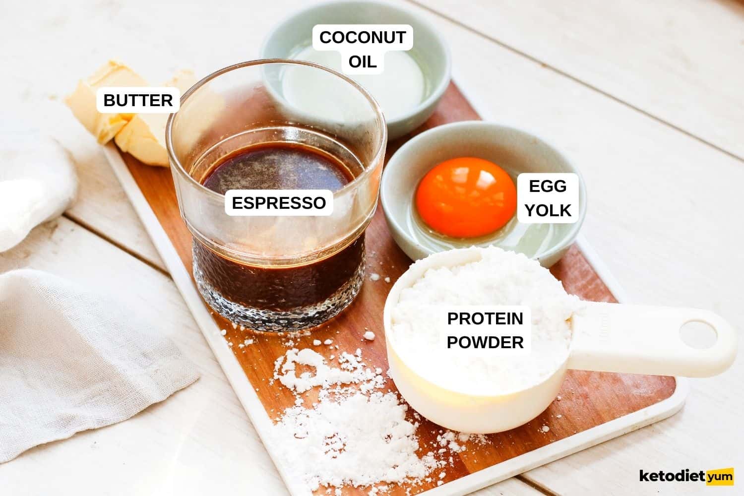 Keto Bulletproof Coffee Ingredients