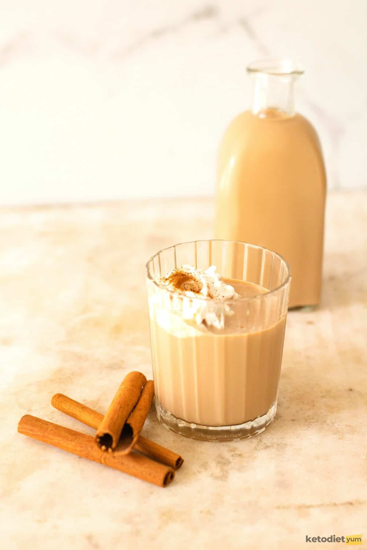 SugarFree Keto Eggnog (2.2g Carbs)