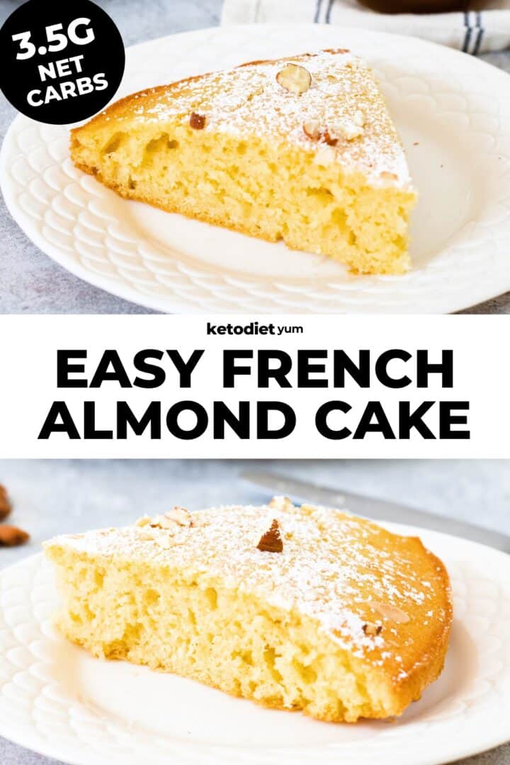 Low Carb Best Keto French Almond Cake Recipe