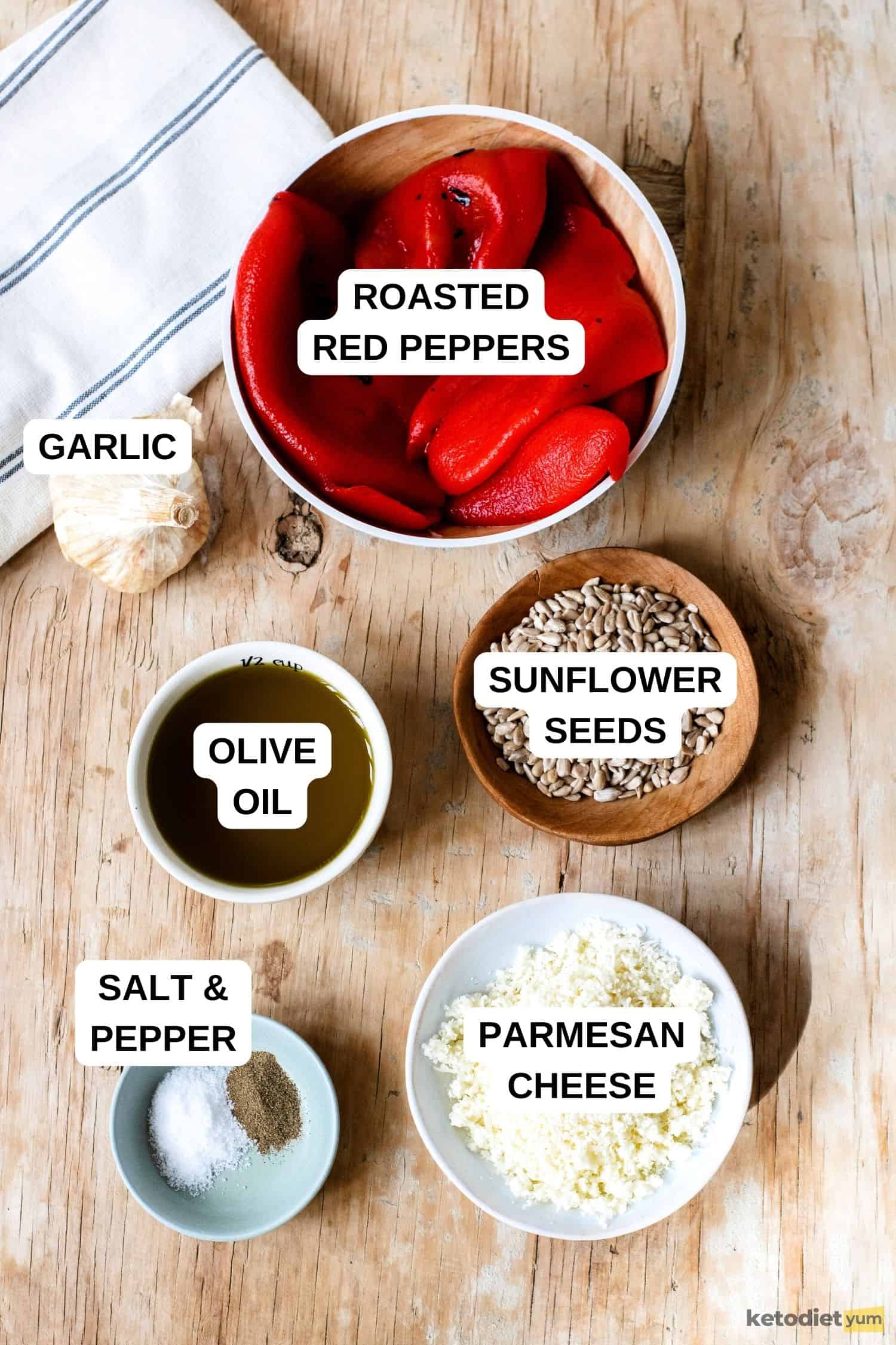 Cream Cheese Board Ingredients