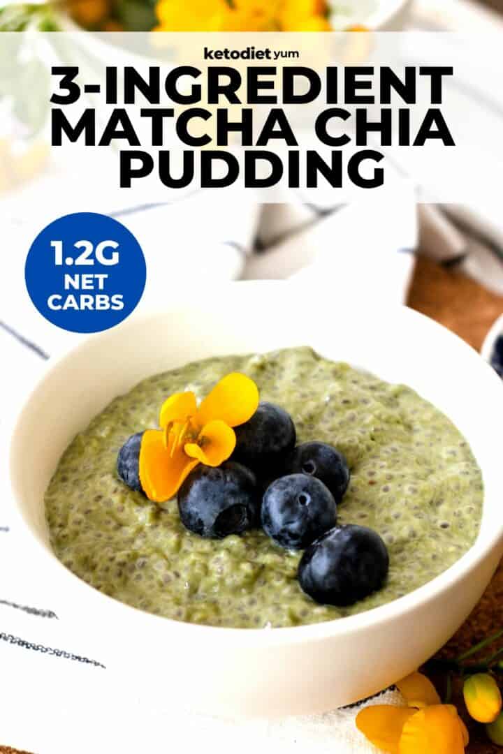 Best 3 Ingredient Matcha Chia Pudding Recipe