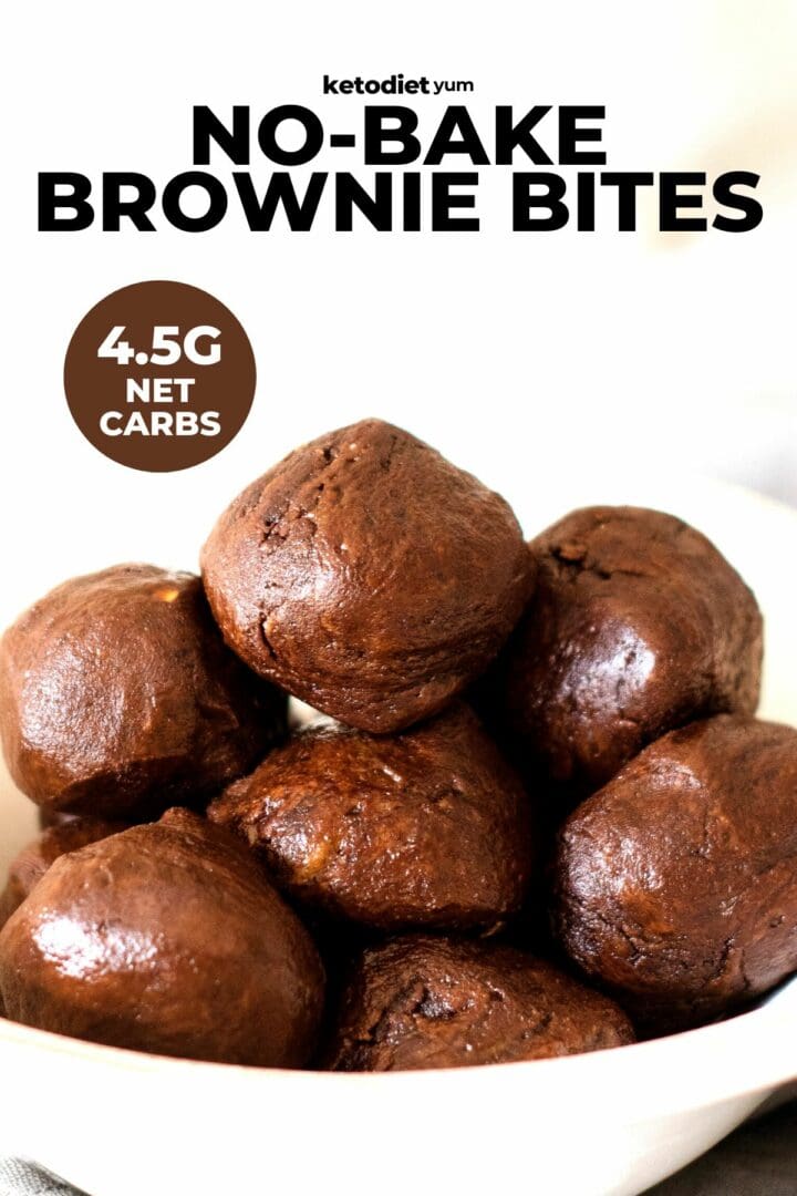 3-Ingredient No Bake Brownie Bites