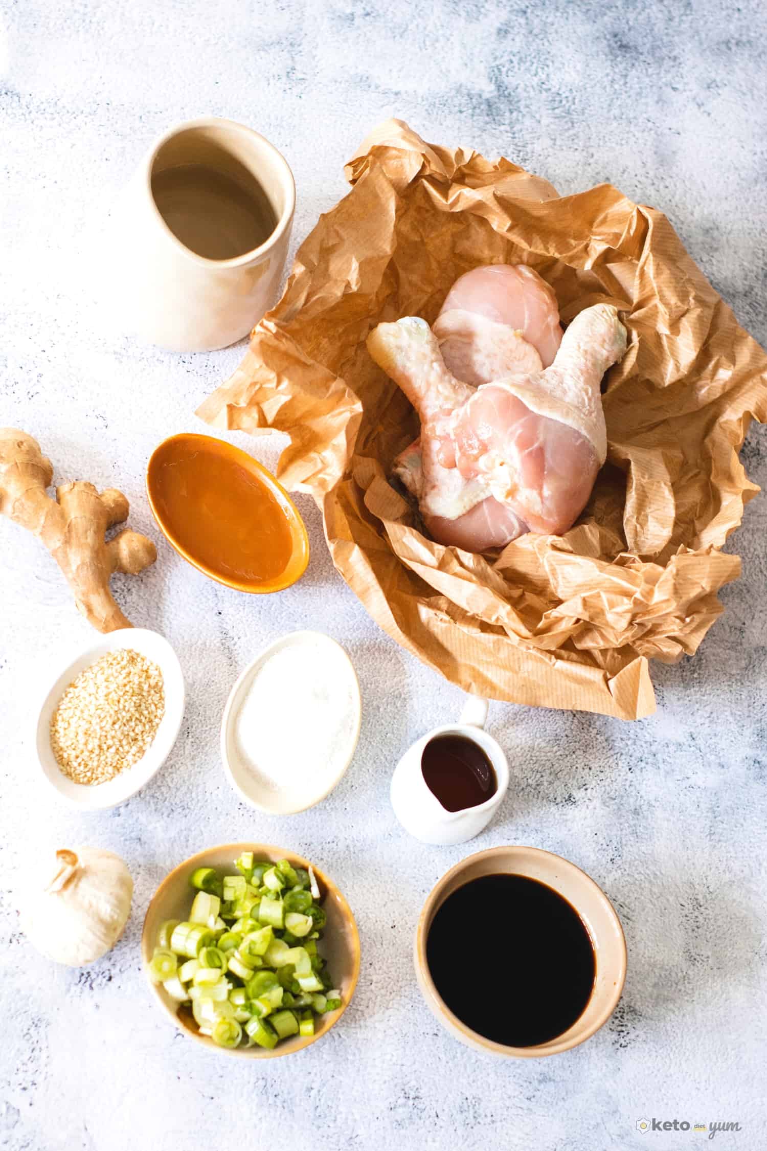 Keto Teriyaki Chicken Ingredients