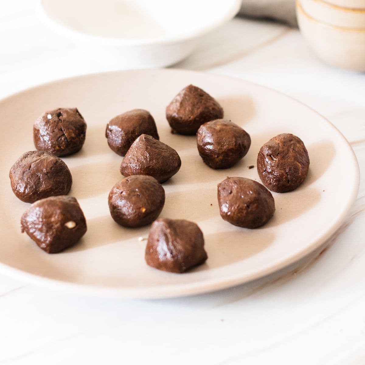 No Bake Brownie Bites