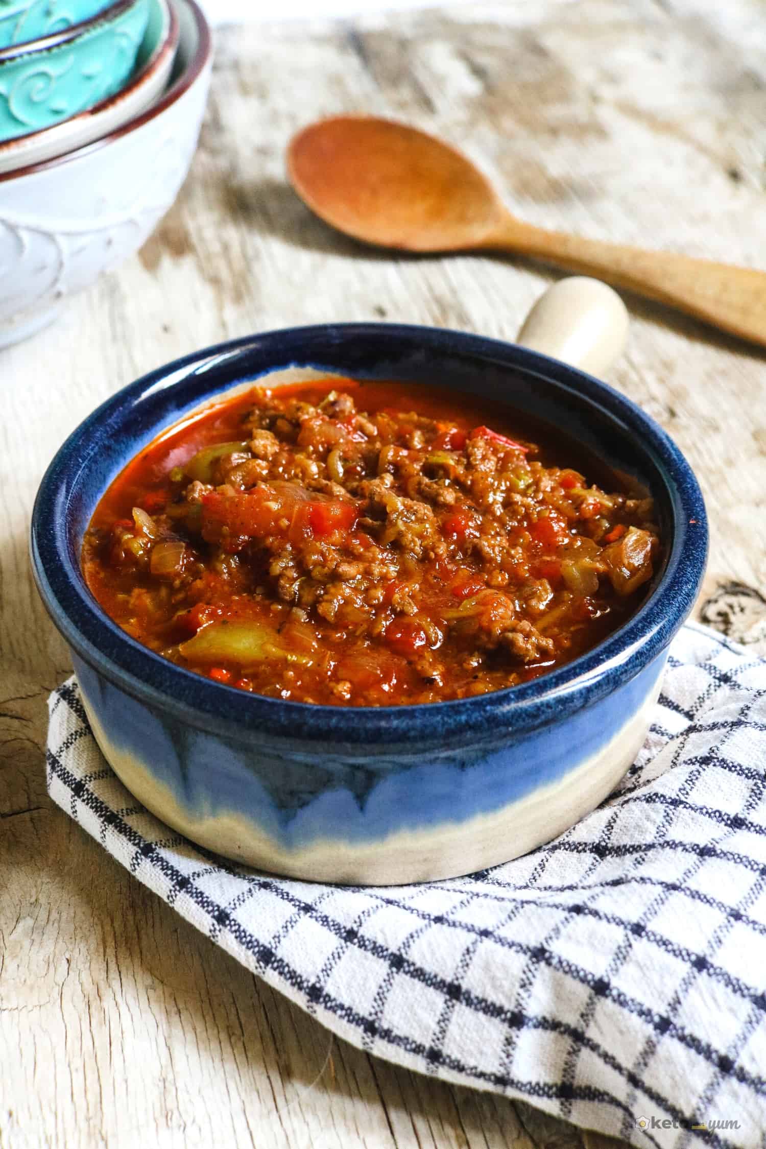 Keto Stuffed Pepper Soup