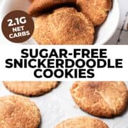 Sugar-Free Snickerdoodle Cookies