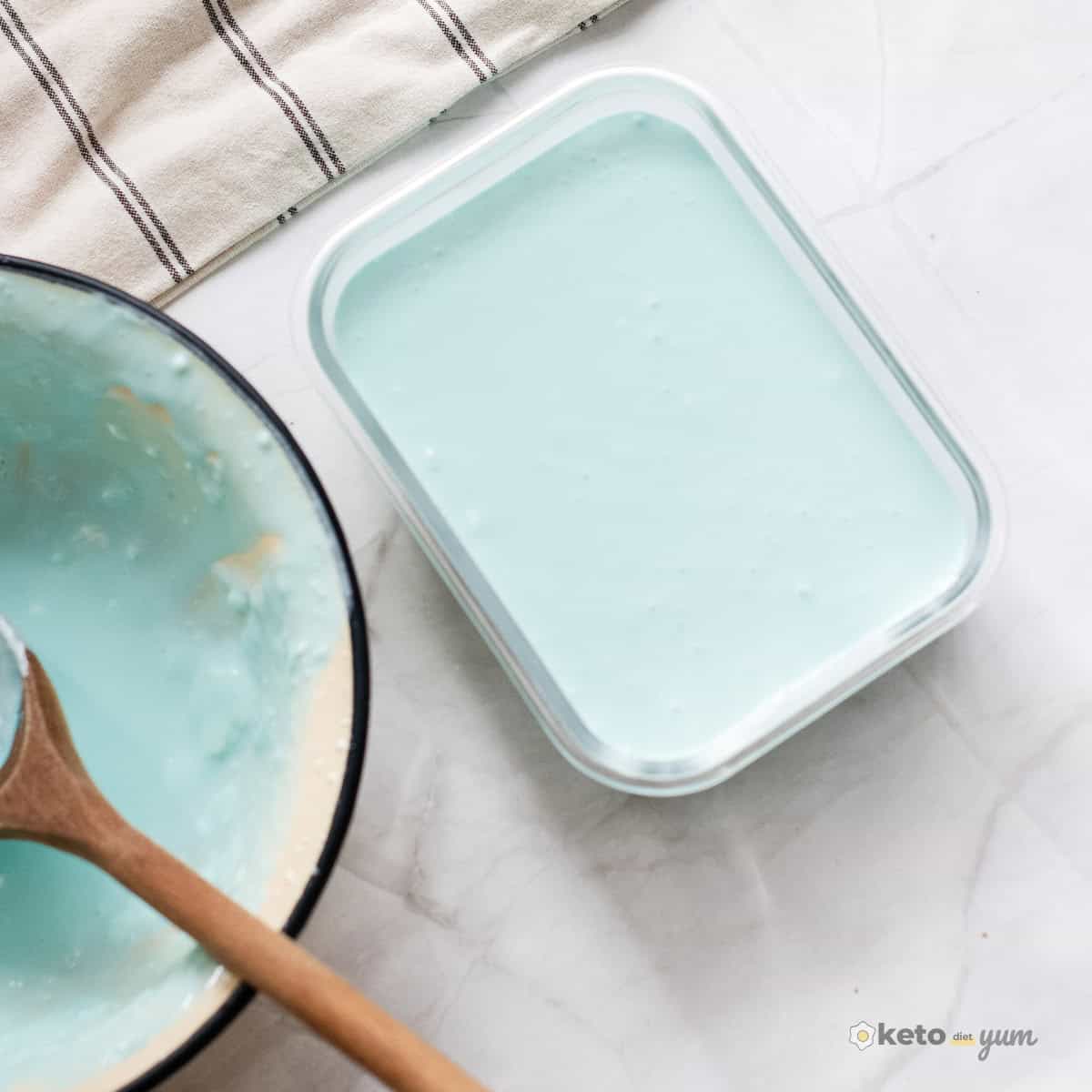 Keto Blue Moon Ice Cream