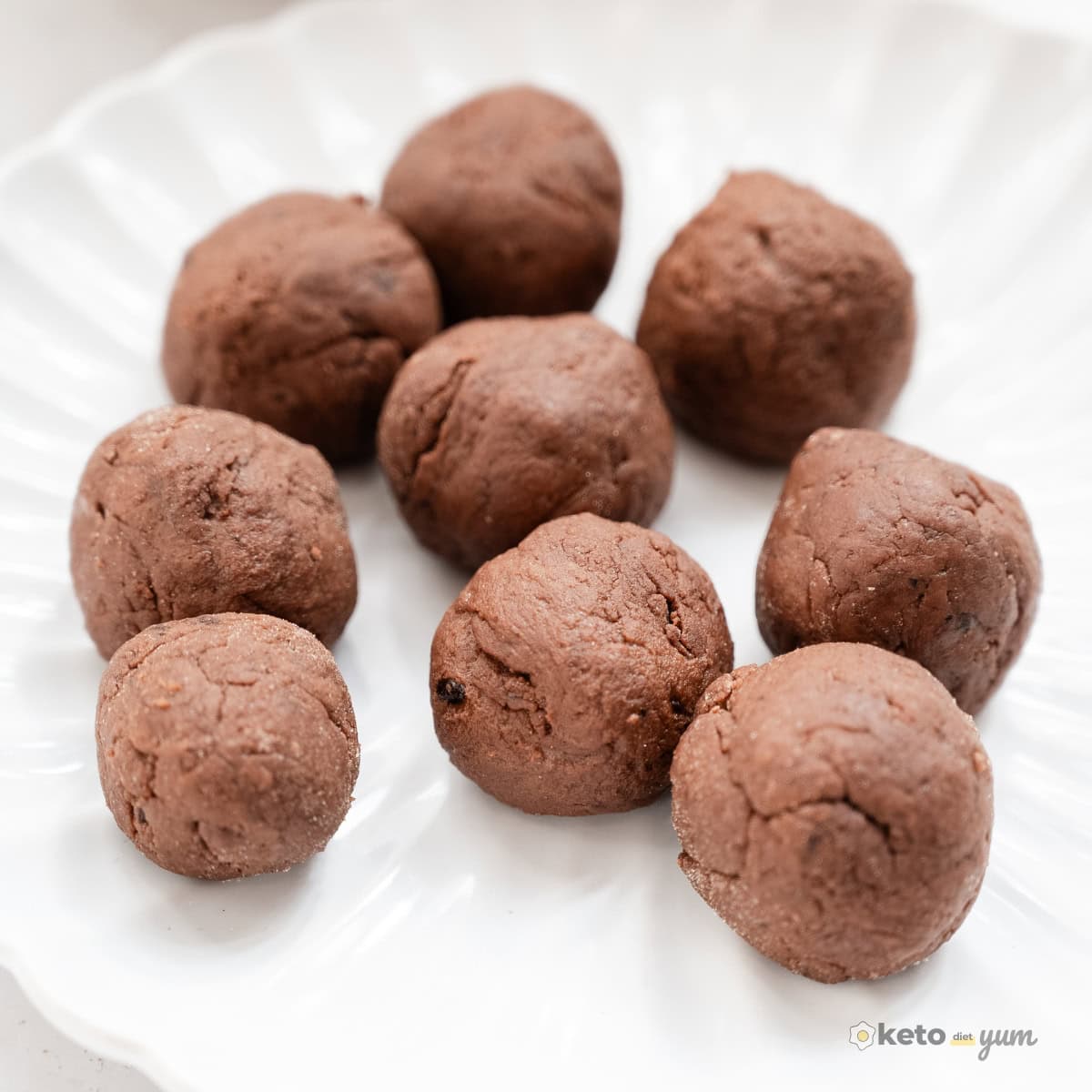 No Bake Brownie Bites