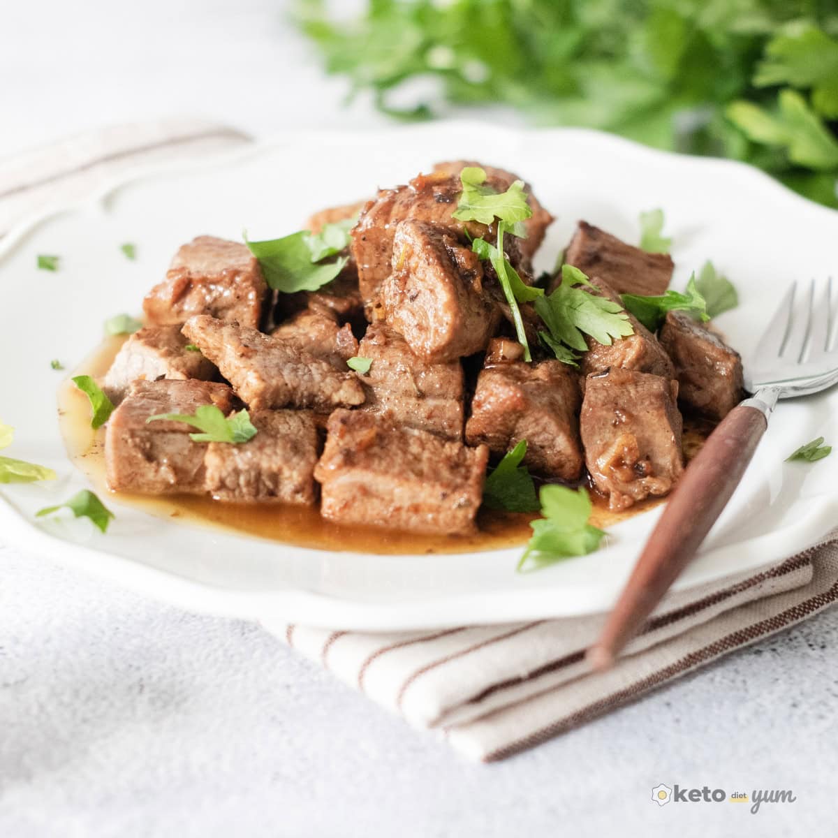 Garlic Butter Steak Bites