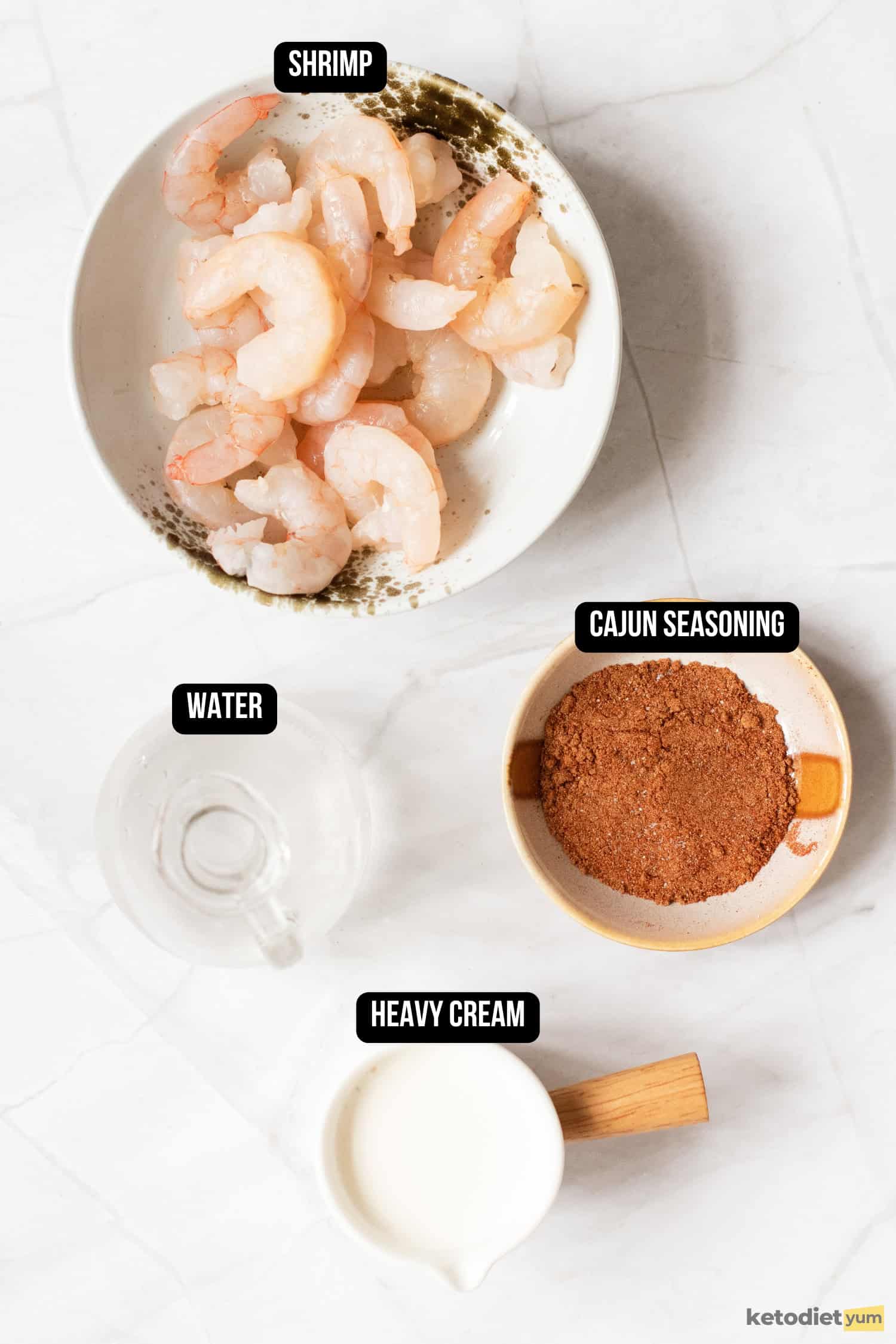 Carnivore Cajun Shrimp Recipe Ingredients